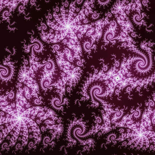 Espirales fractales de color rosa oscuro, obras de arte digital para un diseño gráfico creativo —  Fotos de Stock