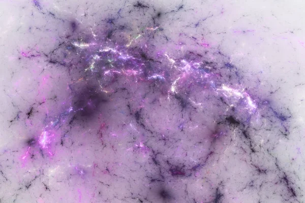 Fioletowy Fraktal galaxy, cyfrowe grafiki dla kreatywne projektowanie graficzne — Zdjęcie stockowe
