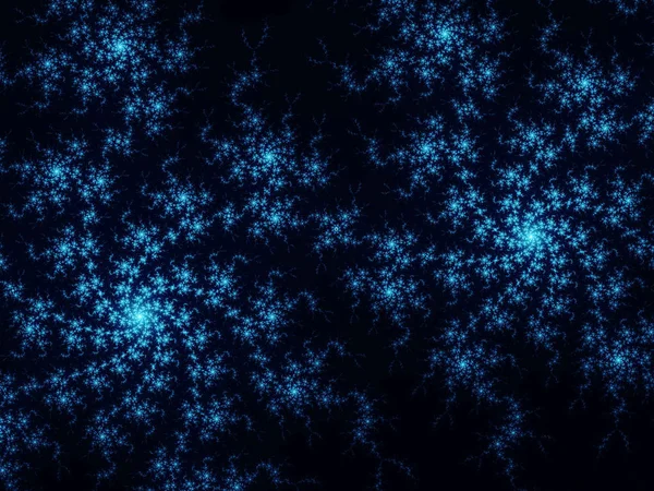 Dark blue fractal spirals, digital artwork for creative graphic design — Stock Photo, Image