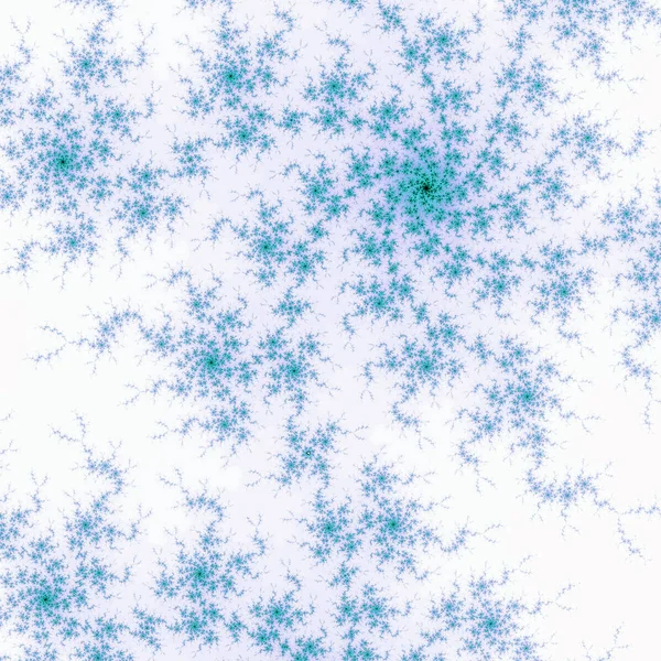 Espiral fractal azul claro, arte digital para design gráfico criativo — Fotografia de Stock
