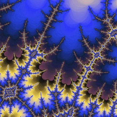 Elektrikli fraktal doku, yaratıcı grafik tasarım için dijital sanat