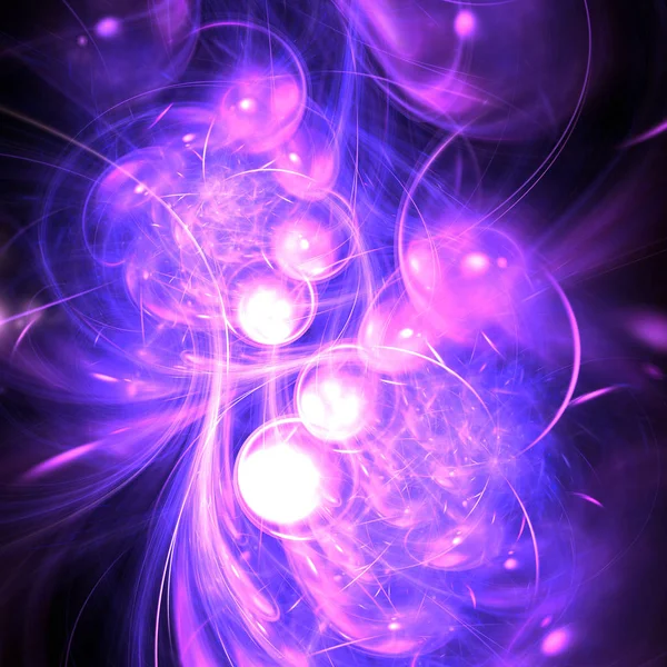 Espirales fractales de color púrpura oscuro, ilustraciones digitales para un diseño gráfico creativo — Foto de Stock