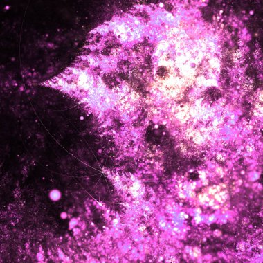 Soyut fraktal frost, yaratıcı grafik tasarım için dijital sanat