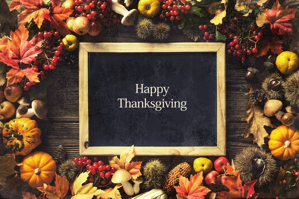 Thanksgiving autumn background — Stock Photo, Image