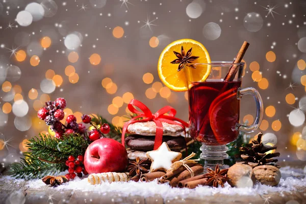 Vino caliente de Navidad — Foto de Stock