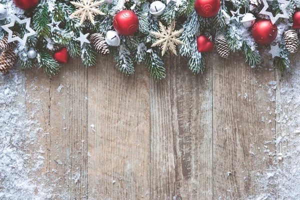 Fondo de Navidad con decoraciones —  Fotos de Stock