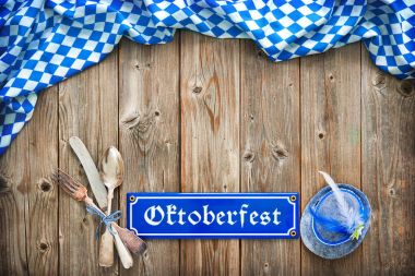 Oktoberfest için rustik arka plan