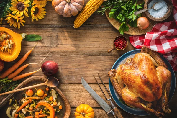 Natal atau kalkun Thanksgiving — Stok Foto