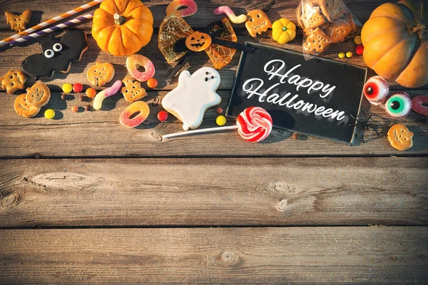 Édességet Halloween. csokit vagy csalunk — Stock Fotó