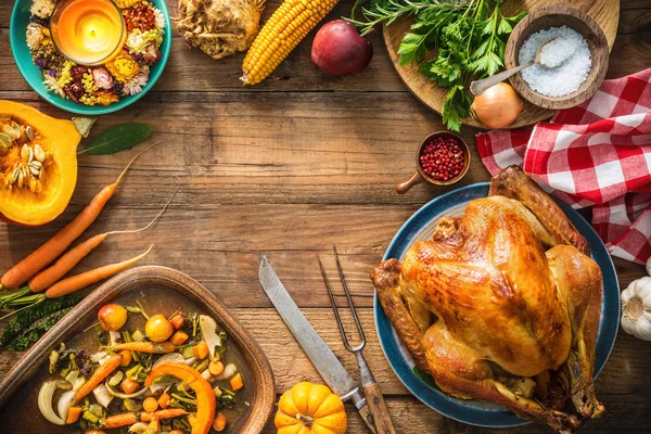 Christmas or Thanksgiving turkey — Stock Photo, Image