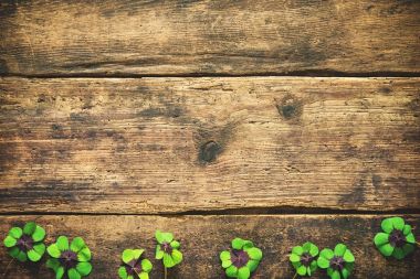 Şanslı yonca. St.Patrick'ın gün arka plan