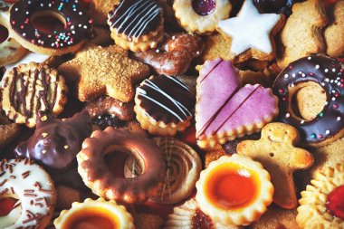 karışık Noel kurabiyeleri