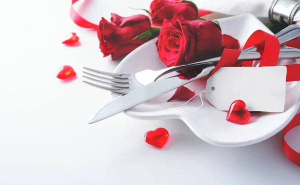 Ужин в честь Дня Святого Валентина — стоковое фото