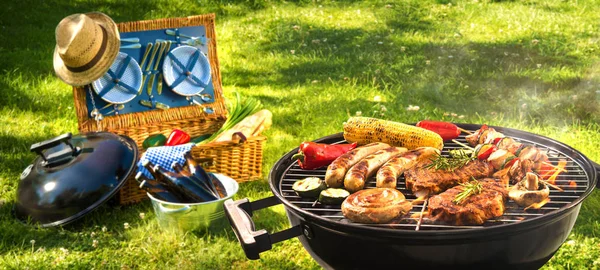 Picnic barbecue — Foto Stock
