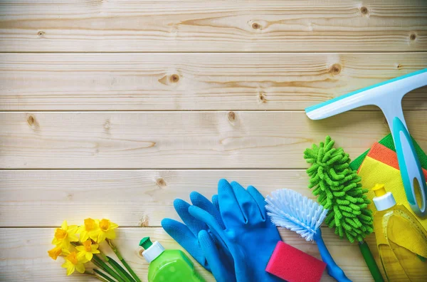 Concepto de limpieza. Limpieza de la casa, higiene, primavera, tareas, cleani — Foto de Stock