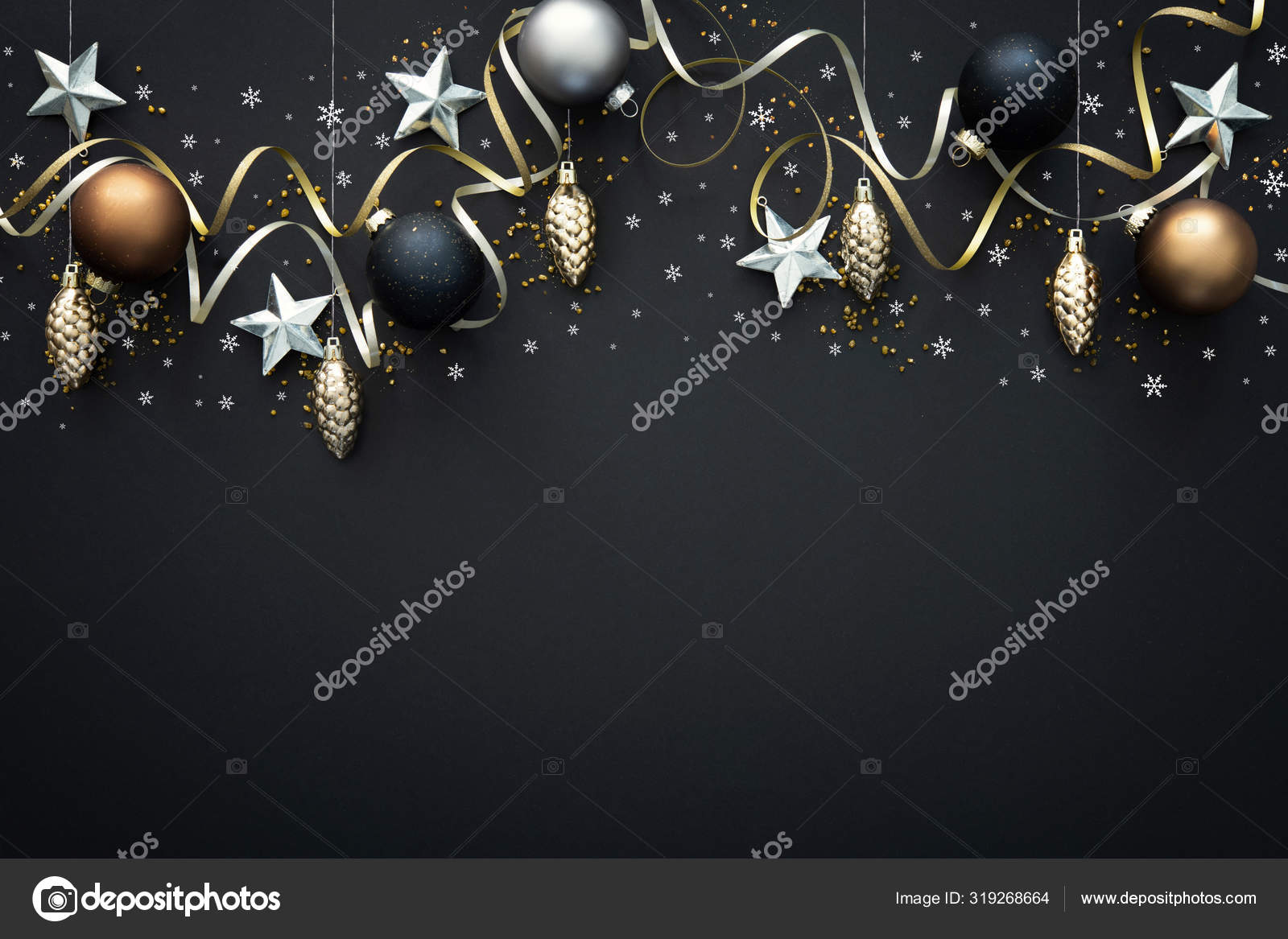 Christmas decoration on dark background — Zdjęcie stockowe © alexraths
