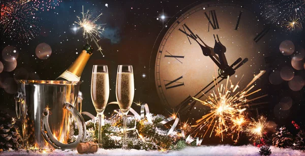 New Years Eve celebration background — Stock Photo, Image