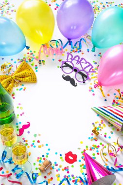 Karnaval, doğum günü, yeni yıl ya da diğer şenlikler için arka plan