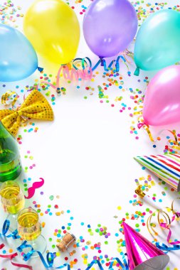 Karnaval, doğum günü, yeni yıl ya da diğer şenlikler için arka plan