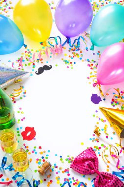 Karnaval, doğum günü, yeni yıl ya da diğer şenlikler için arka plan