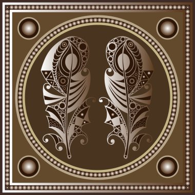 Totem 15 ile Etnik Maya doku