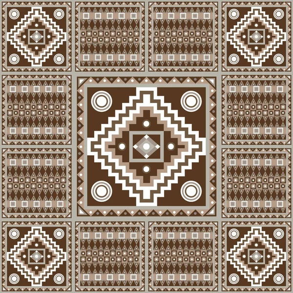 Texture graphique avec motif mexicain 31 — Image vectorielle