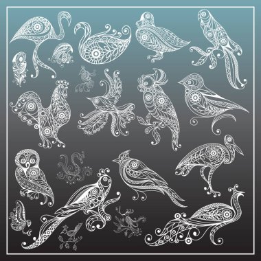 Farklı birds_set 5 grafik resmini