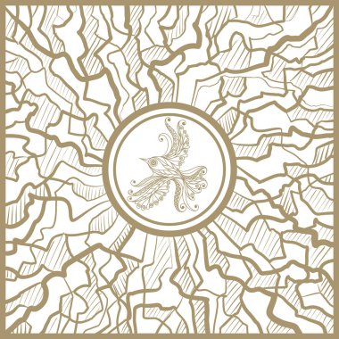 Grafik doku soyut süsleme 18 ile