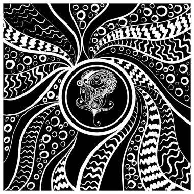 Grafik doku soyut süsleme 39 ile