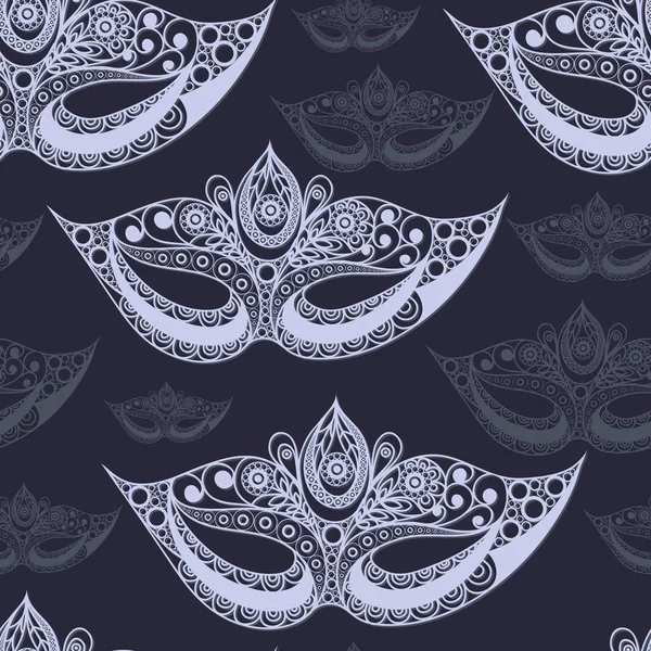 Бесшовная текстура с декоративной маской 29 — стоковый вектор