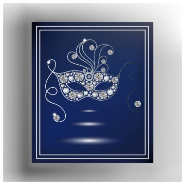 Elmas 13 maskeyle grafik resmini