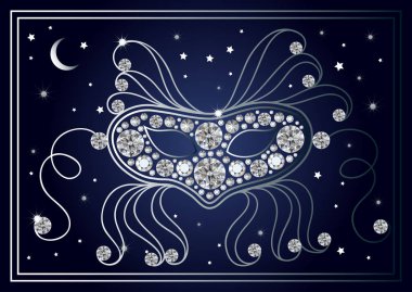 Elmas 37 maskeyle grafik resmini