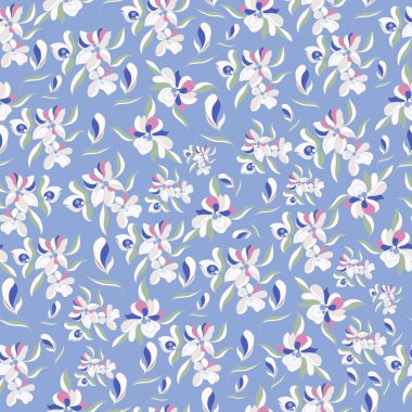 Dekoratif çiçek 28 ile grafik illüstrasyon