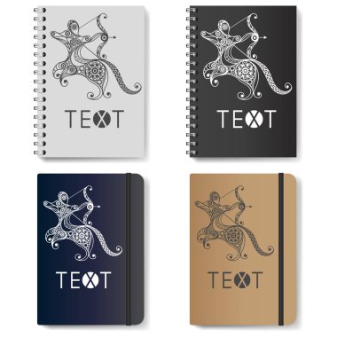 Zodyak işareti 7 ile grafik illüstrasyon