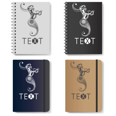 Zodyak işareti 17 ile grafik illüstrasyon