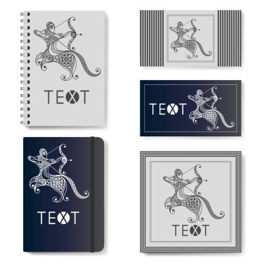 Zodyak işareti 25 ile grafik illüstrasyon