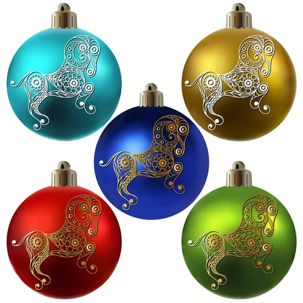 Karácsonyi dekoráció 11 grafikai illusztráció — Stock Vector