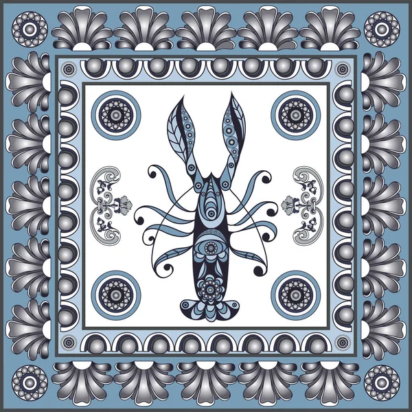 Graphic illustration with ceramic tiles 35 — Stock Illustration Graphic illustration with ceramic tiles 35 Royalty Free Stock Vectors