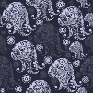 Köpek 11 profil ile Seamless Modeli