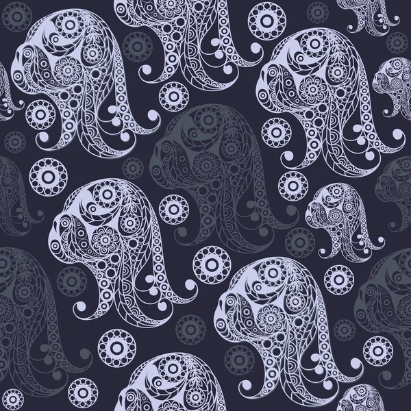 Köpek 11 profil ile Seamless Modeli