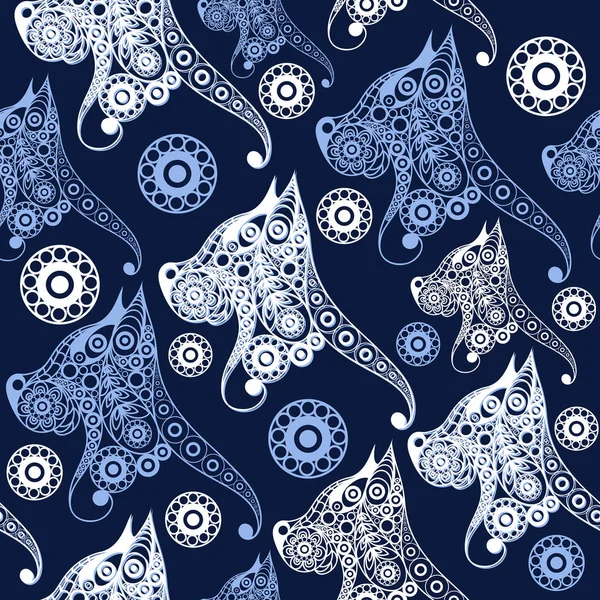 Köpek 17 profil ile Seamless Modeli