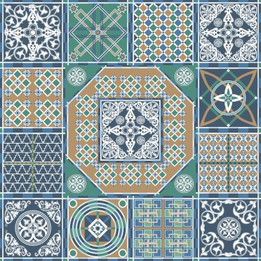 9 set bir zekâ grafik illüstrasyon kalıpları