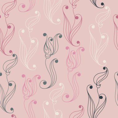 Dikişsiz desen 4 ile grafik illüstrasyon