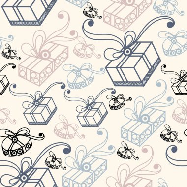 Seamless modeli 9 ile grafik illüstrasyon