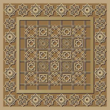 Bir kısma Ramazan 14 ile grafik desen