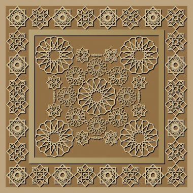 Bir kısma Ramazan 15 ile grafik desen