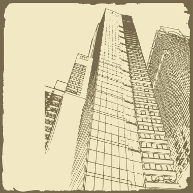 Dekoratif mimari 45 ile grafik illüstrasyon