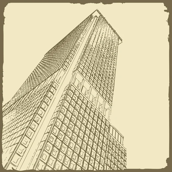 Grafische Illustration mit dekorativer Architektur 34 — Stockvektor