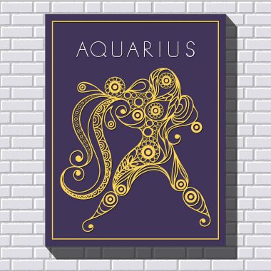 Bir tuğla duvar 41 çizim ile dekoratif illüstrasyon