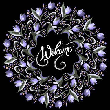 Soyut Dekoratif süsleme ile davet 38